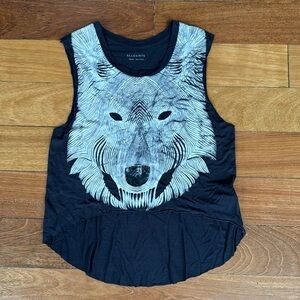 All Saints Wolf Crop Tank